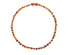 Polished Cognac Color Baroque Amber Teething Necklace