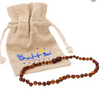 50 PACK Baltic Amber Necklace (Unisex) (Cognac) (Raw & Polished) - Knotted Between Beads - Certificated Oval Baltic Jewelry