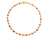 Raw Multi 4 Color Baroque Amber Teething Necklace